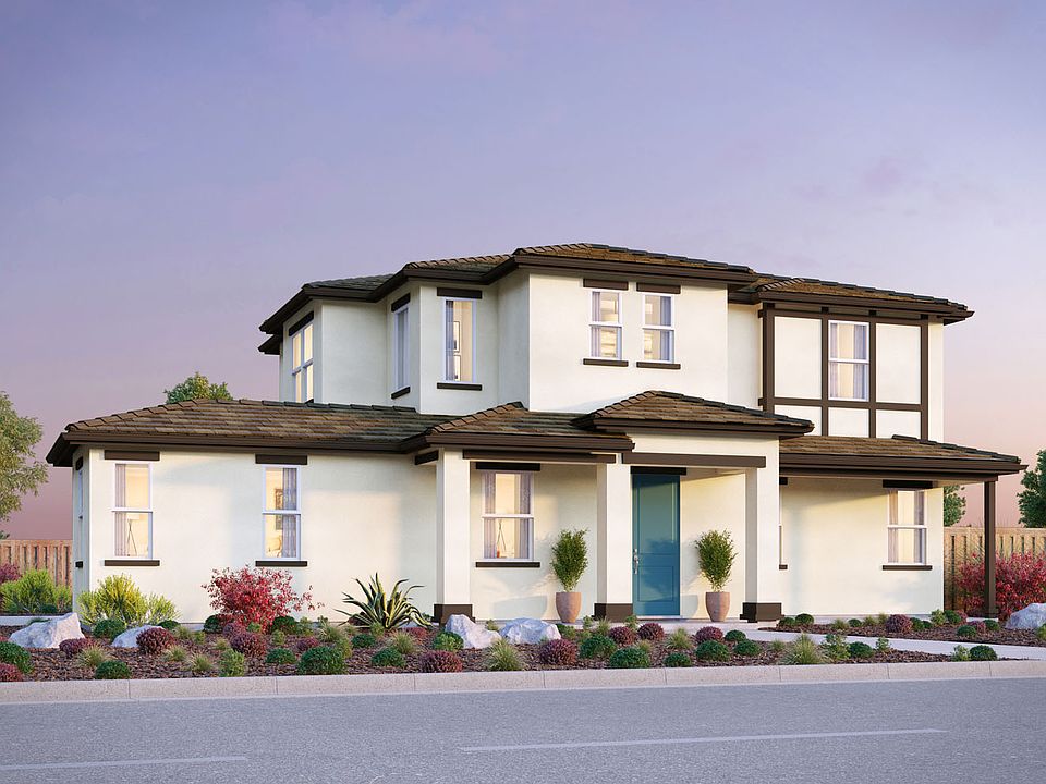 Santa Barbara Elevation of the Exterior Rendering of Residence Two at Chandler in Brentwood, CA by B