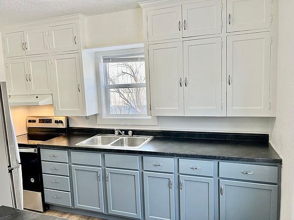 updated kitchen w/ new added cabinets and Brand new appliances