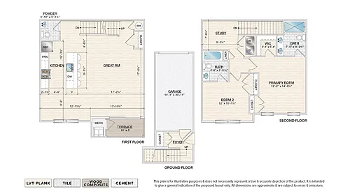 Floor plan The Elmore (C-ALT)