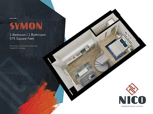 Floor plan Symon