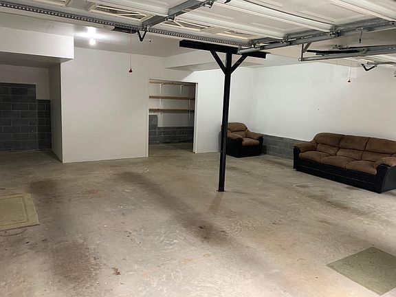 oversized garage, the couches I am trying to get rid of but they can stay if needed!