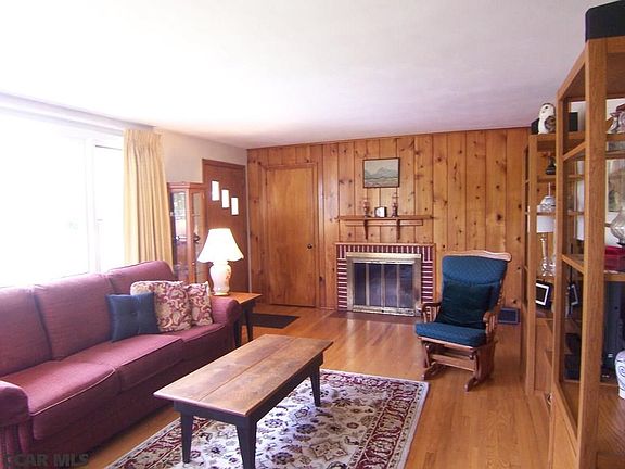 Wood-burning fireplace