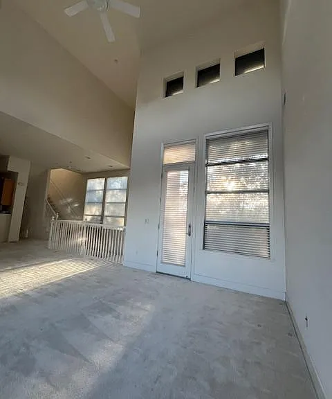 Main Floor Great Room - door to back balcony