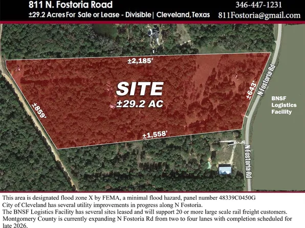 811 N Fostoria Rd, Cleveland, TX 77328