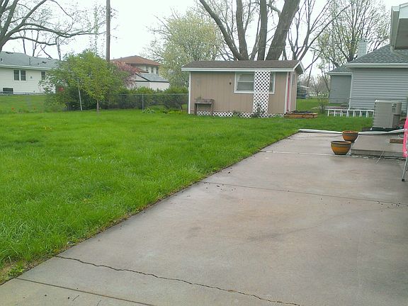 Great patio and shed