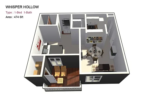 Floor plan Studio