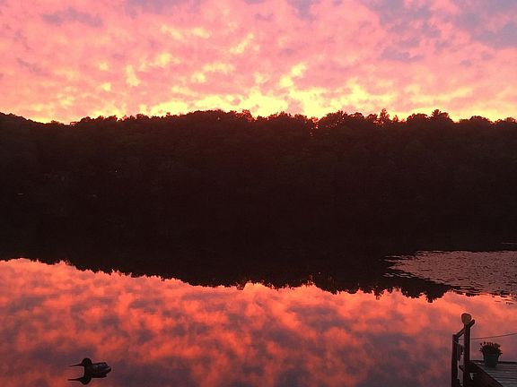 Sunset from the deck