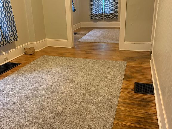 Dining room, view into the living room