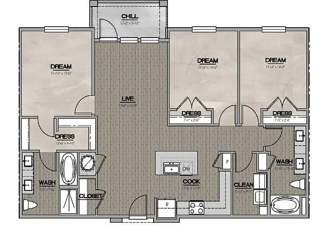 Floor plan C2