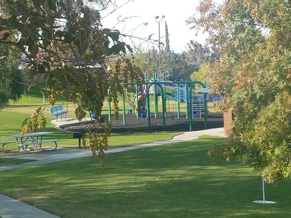 Close to park with playground