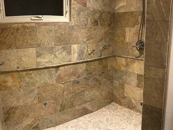 Master walk-in shower