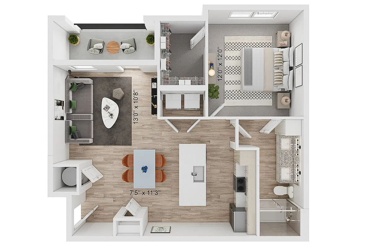 Floor plan A2-D