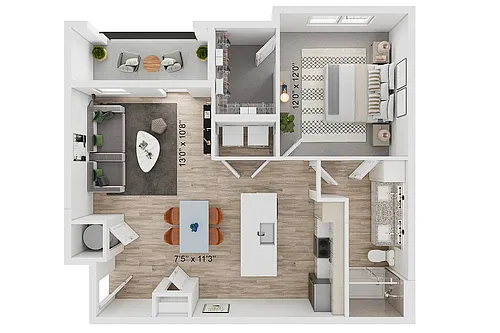 Floor plan A2-D