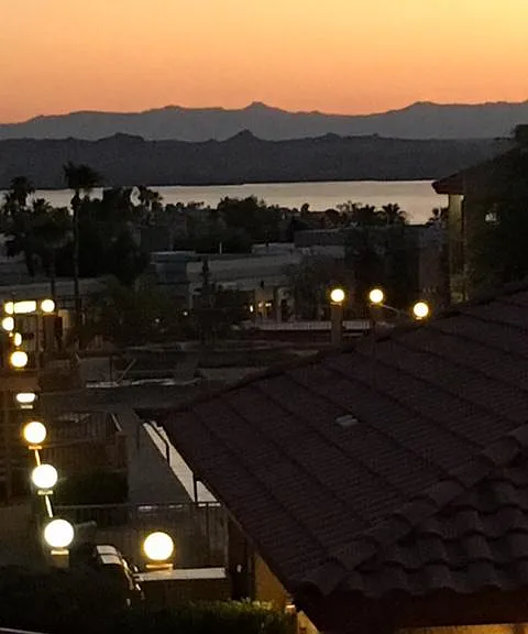 View from the balcony of this unit