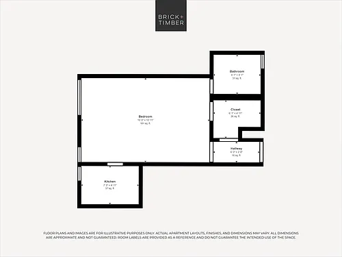 Floor plan Studio