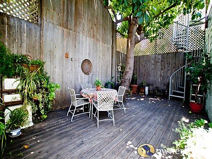 patio outside kitchen