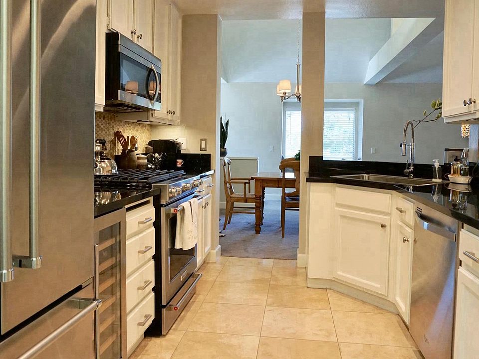 Kitchen view to dining area