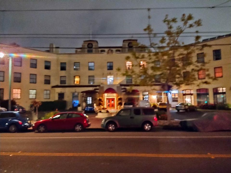 Front of the Building Evening view