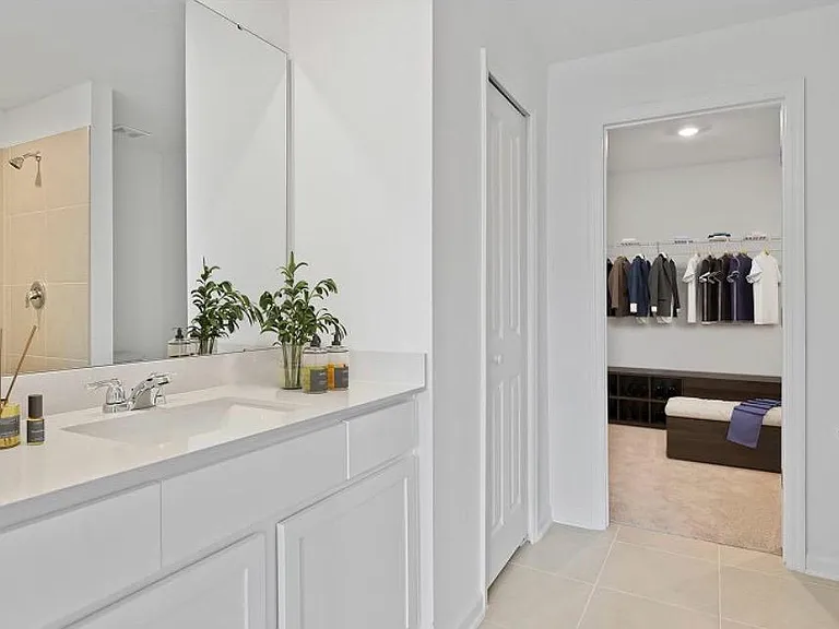 Master Bathroom and Walk in Closet