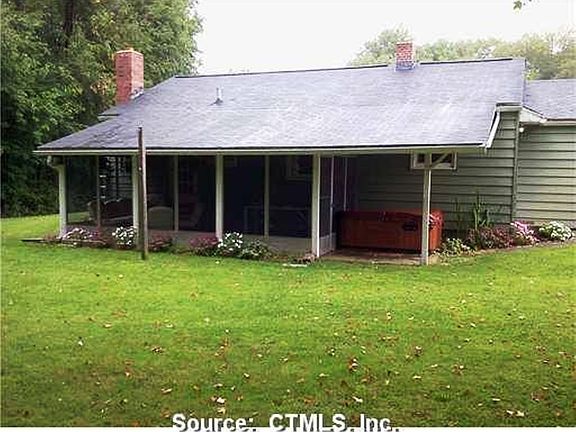 Screened in back porch