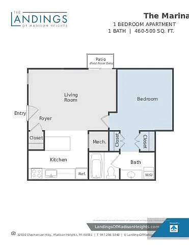 Floor plan The Marina