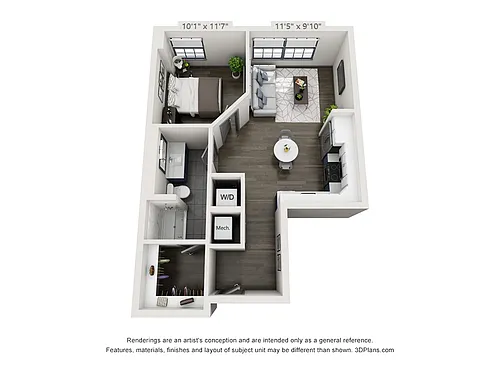 Floor plan 1X