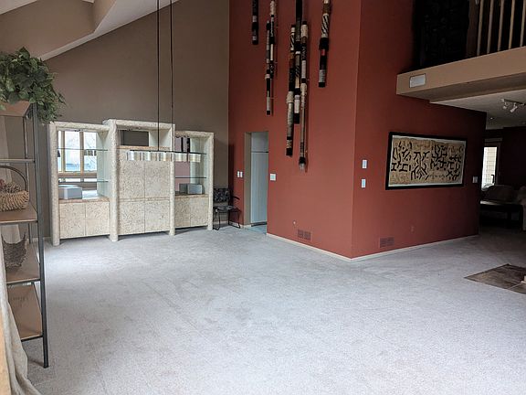 2nd floor (main floor) living room with 16 ft. ceiling