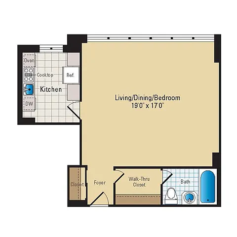 Floor plan Studio | S03