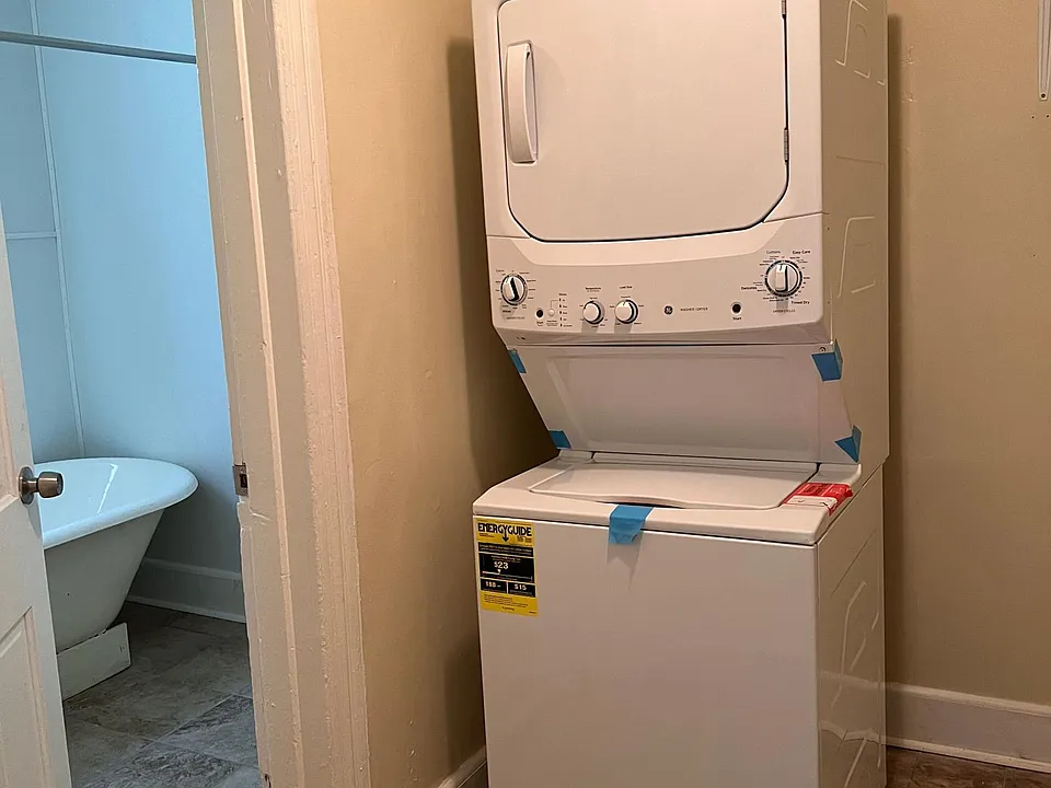 Brand New full size washer/dryers in each unit!