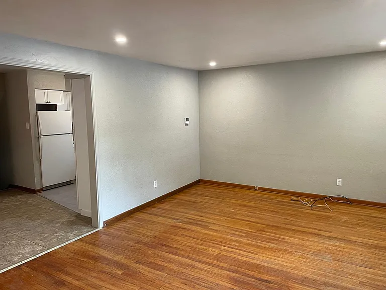 open concept kitchen, living and dining