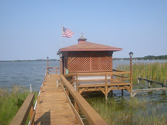 Boathouse and dock