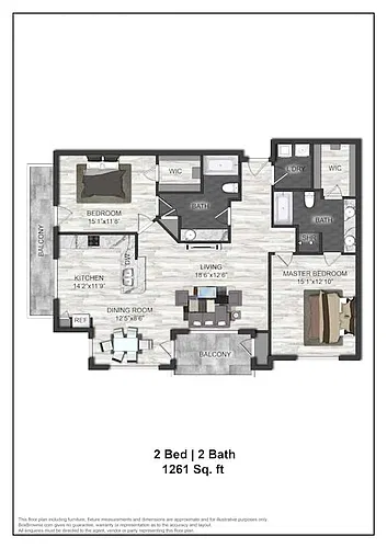 Floor plan B2 Renovated