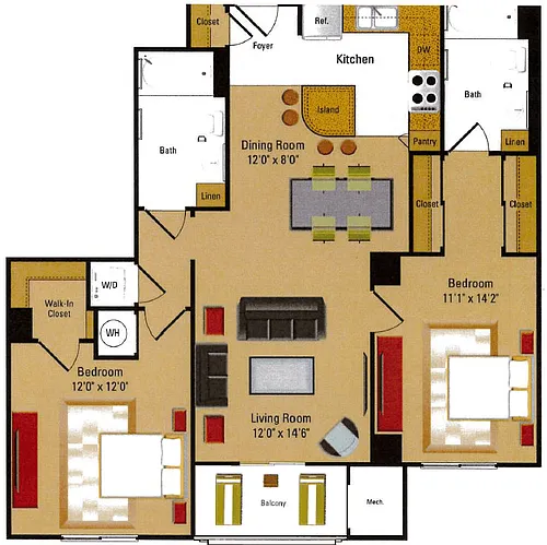 Floor plan Penthouse B2