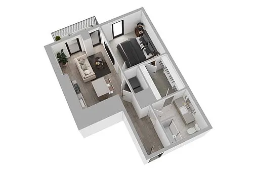 Floor plan 1B04