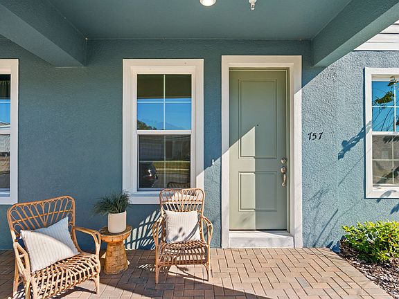 Paver Front Porch and 8 Front Door