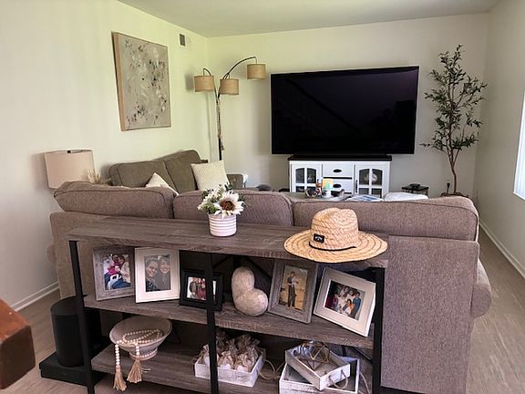 A family room big enough for BIG furniture.