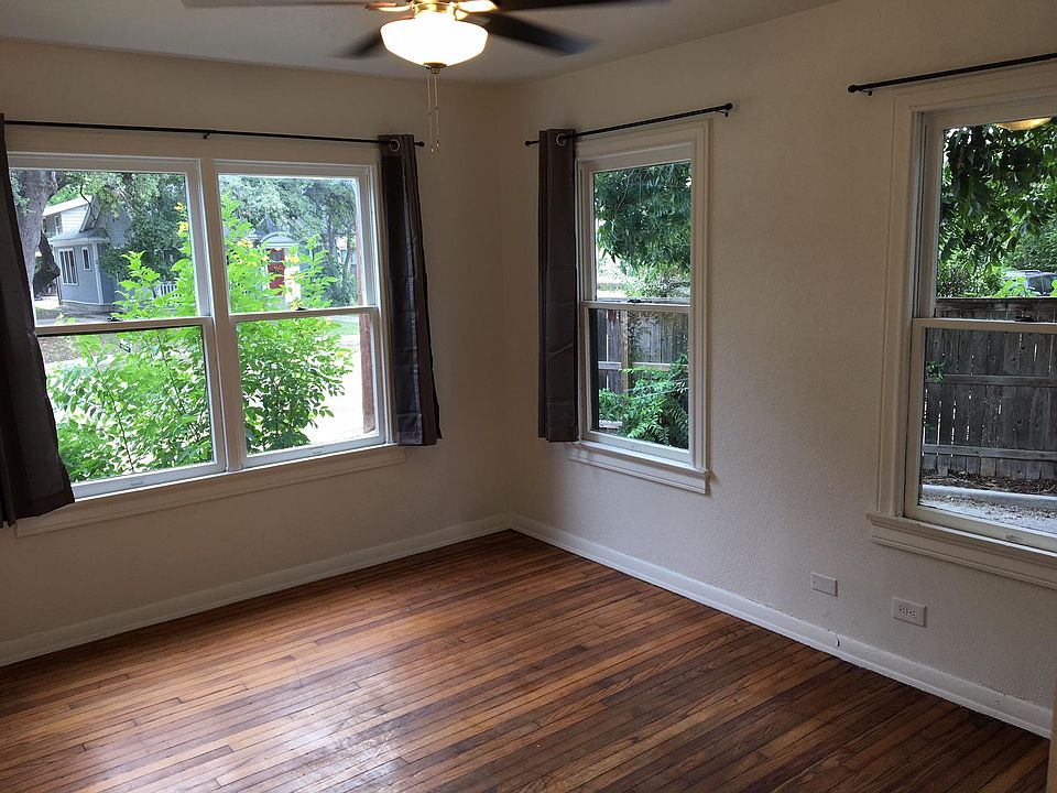 This is the front bedroom with 4 large windows