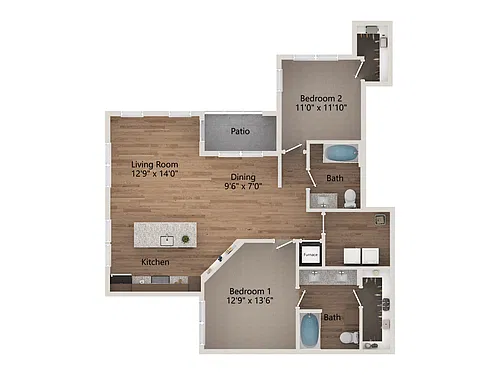 Floor plan B1