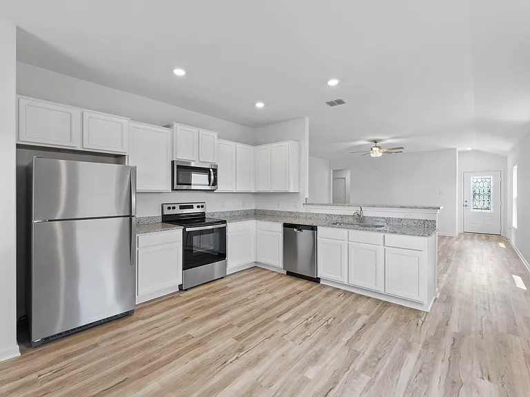 Each kitchen comes will all appliances!