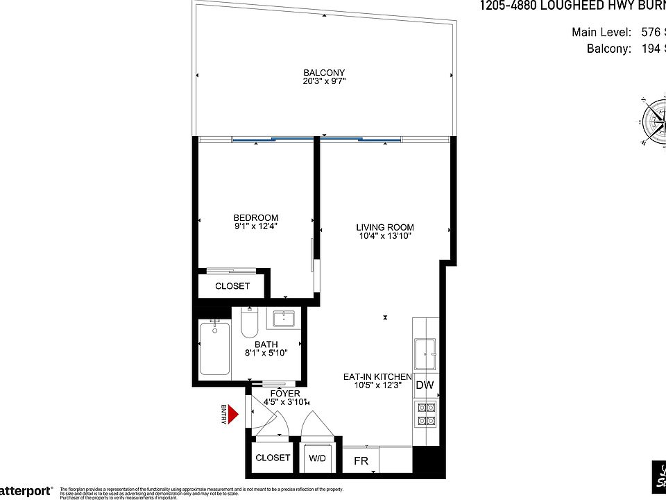 1st image of 4880 Lougheed Hwy #1205