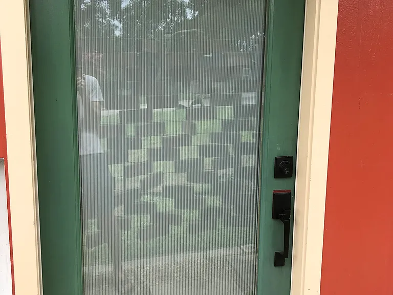 apartment's front door