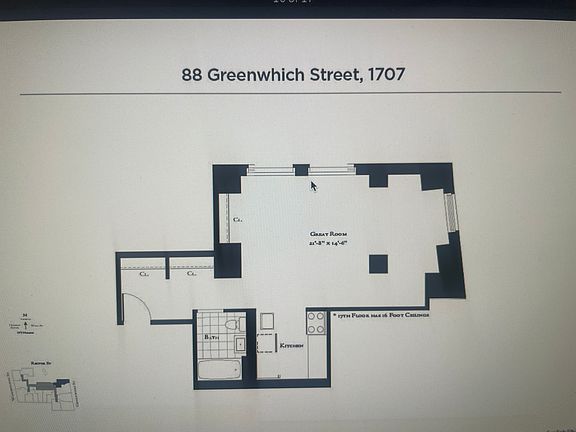 2nd image of 88 Greenwich St APT 1707