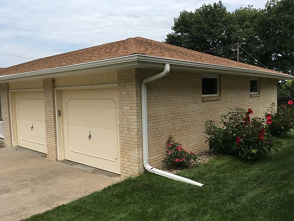 Southwest side of home