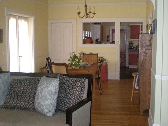 Living room to dining room