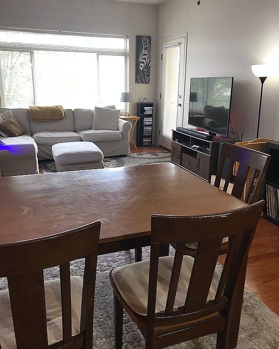 Living room and dining room 