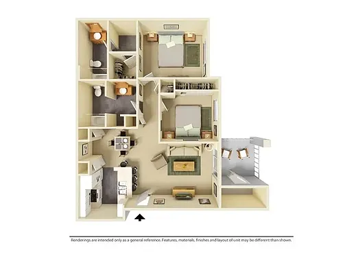 Floor plan B2-952