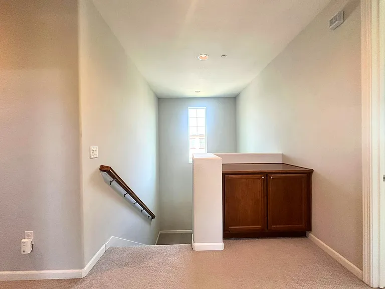 View from loft towards stairs