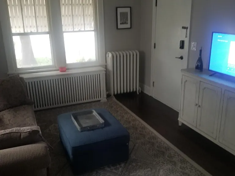 Living room and front entrance