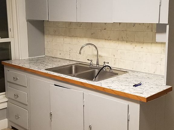 Kitchen with new countertop.