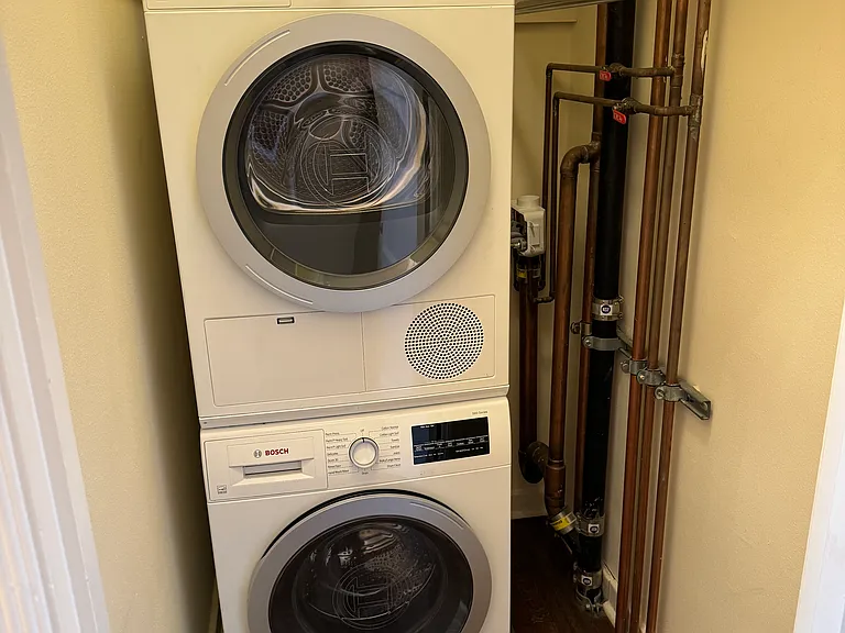 Sample In Unit Washer/Dryer. appliances for select unit may be different.